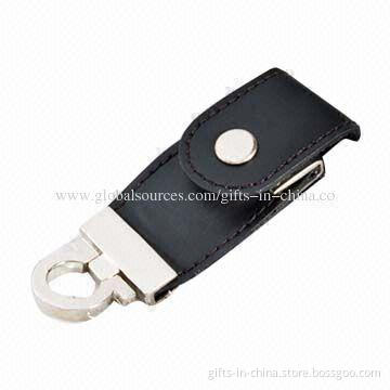 1-64GB Promotional Leather USB Memory Stick
